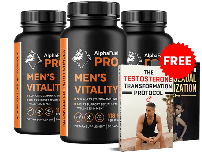 AlphaFuel Pro — 3 Bottle Pack Men's Vitality