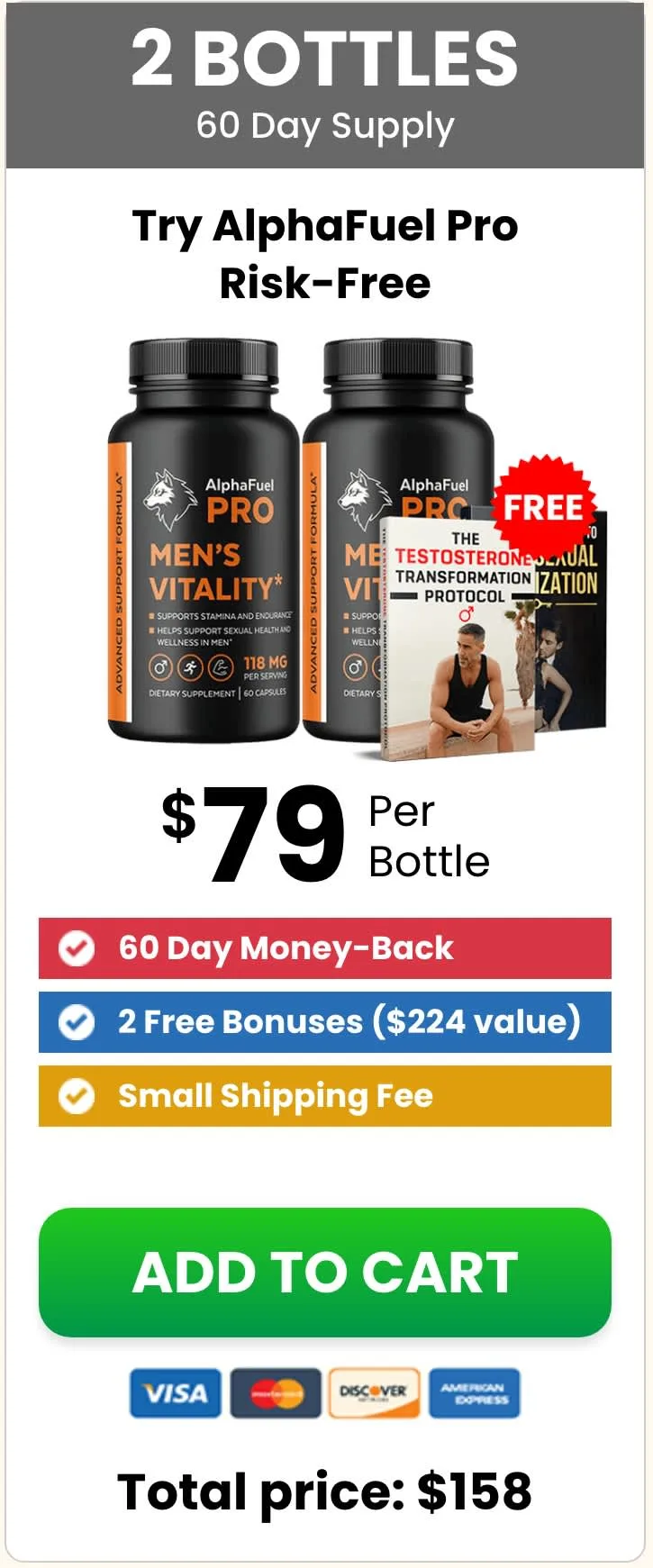 AlphaFuel Pro 1 Bottle Package